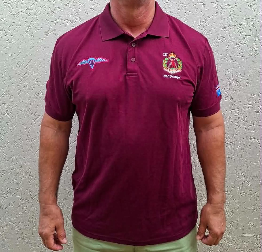 *New - Cotton Polo Shirt - Maroon